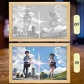 Your Name LED Night Light Painting Frame | Anime Decor Design YN-3