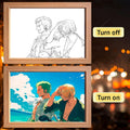 One Piece LED Light Painting Frame | Anime Night Light Design 05