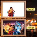 One Piece LED Light Painting Frame | Anime Night Light Design 03