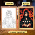 Naruto LED Light Painting Frame | Anime Night Light Design 006