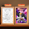 One Piece LED Light Painting Frame | Anime Night Light Design 18